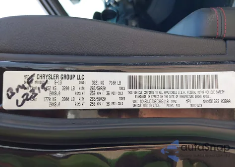 2014 Dodge Durango R/T from USA, damaged, VIN 1C4SDJCT3EC305118